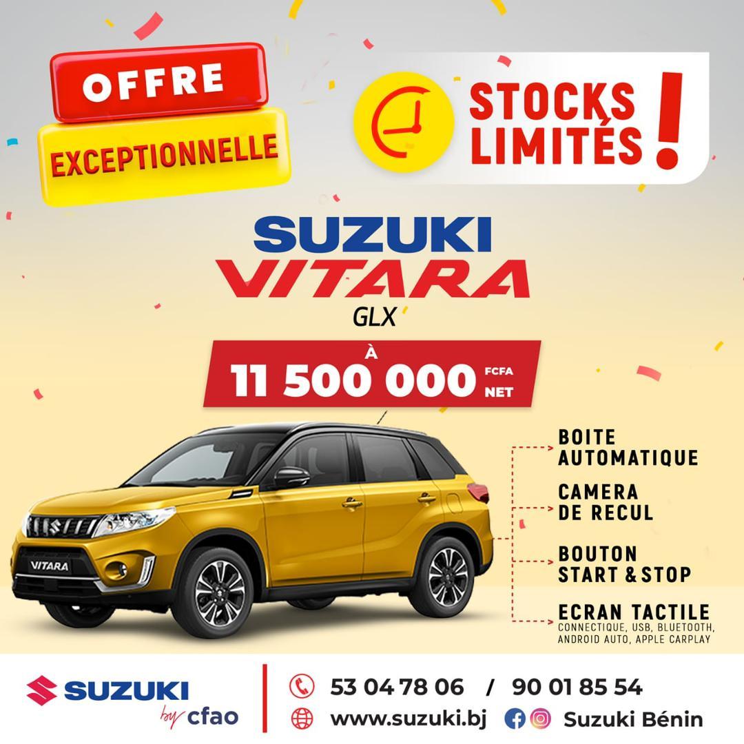 OFFRE EXCEPTIONNELLE VITARA  GLX/ A 11,5 MILLIONS NET